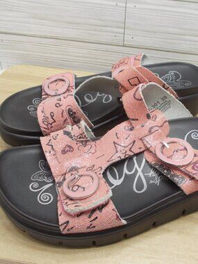 Alegria Scribble VIT-301 Women's 8-8.5 Leather Sandals